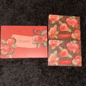 ColourPop magnetic eyeshadow palettes x 3-2 pressed glitters swatched.  BN nobox